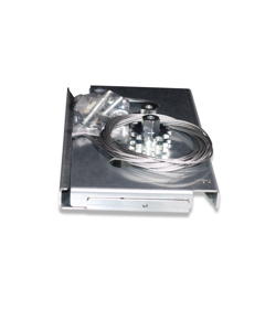 Accessories f/idler w/V-scraper per tier KV/EV-EU w/guy wire